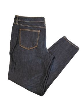 NWT St. John’s Bay Skinny Jeans Dark Wash Mid Rise Stretch Size 16 Petite